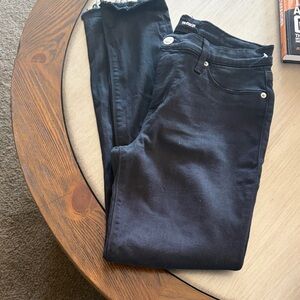 Hudson Natalie Black Denim Jeans excellent condition 28